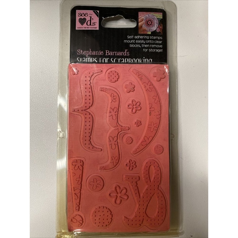 See D's Stamps Stephanie Bernard Rubber Stamps, 17 TOTAL 50446 Jazzy Pun…
